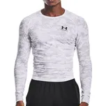 Triko Under Armour HeatGear Armour CAMO Comp LS Senior White Velikost: L