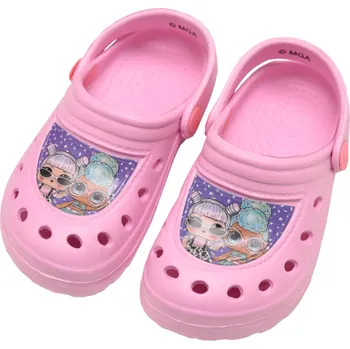 Dívčí pantofle E PLUS M Dívčí nazouváky LOL 5251205-Růžové Velikost: 28/29