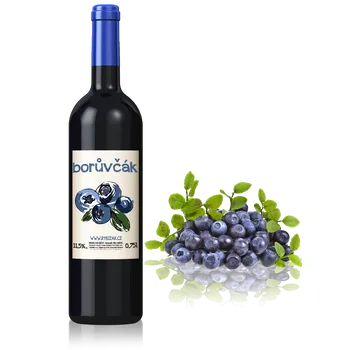 Víno Rybízák s.r.o. Borůvčák ve skle 0,75 l