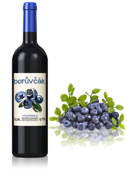 Víno Rybízák s.r.o. Borůvčák ve skle 0,75 l