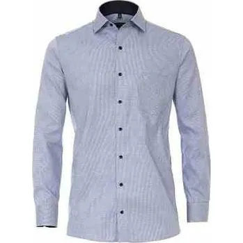 Pánská košile Pánská košile Casa Moda Comfort Fit dlouhý rukáv modrá se strukturou vel. 48 - 56 (3LX - 7XL) - 54