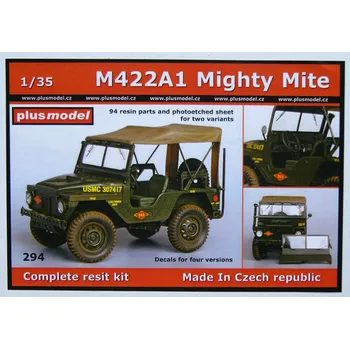 Plastikový model Plusmodel 1/35 M422A1 Mighty Mite (full resin kit)