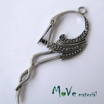 Přívěsek Přívěsek ČÁP 95x35x5mm, 1ks, starostříbro