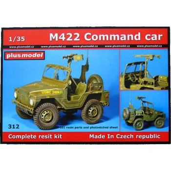 Plastikový model Plusmodel 1/35 M422 Command Car (full resin kit)