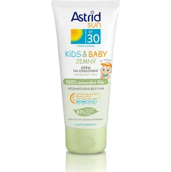 Přípravek na opalování Astrid Sun Kids & Baby Soft Face And Body Cream SPF30 100 ml