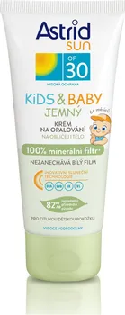 Přípravek na opalování Astrid Sun Kids & Baby Soft Face And Body Cream SPF30 100 ml