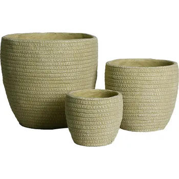 Obal na květináč Obal beton pr.11,5cm sv.zelená (799613)