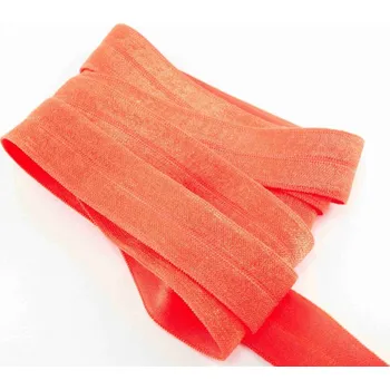 Lemovací pruženka - oranžová - šířka 2 cm