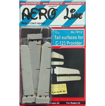 Plastikový model Plusmodel 1/72 Tail surfaces for C-123 Provider (RDN)