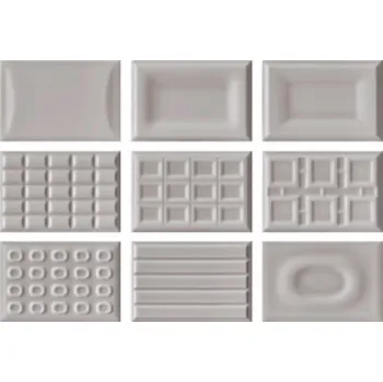 Cacao G - obkládačka dekor 12x18 šedá Cacao G