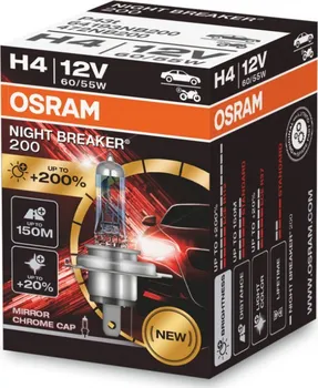 Autožárovka OSRAM NightBreaker200 H4 12V 60-55W
