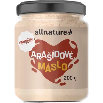 Allnature Arašídové máslo v prášku 200 g