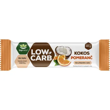 Topnatur Low Carb 40 g kokos/pomeranč