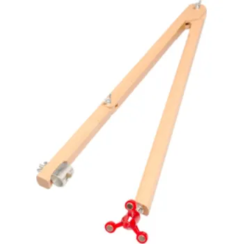 Kružidlo dřevěné magnetické, popisovač, 50 cm