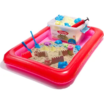 Recenze PlaySand Kinetický písek s pískovištěm + formičky 2 kg kinetický písek Recenze PlaySand Kinetický písek s pískovištěm + formičky 2 kg