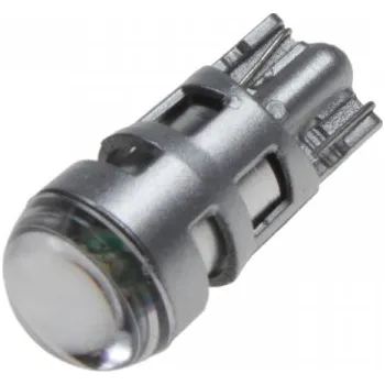 Autožárovka CREE LED T10 bílá, 12V, 5W s čočkou