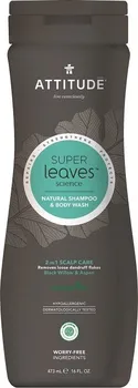 Šampon Attitude Super Leaves přírodní pánský šampón a mýdlo na lupy 2 v 1 473 ml