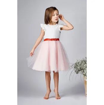 Dívčí šaty Dívčí šaty Grace růžovo bílé