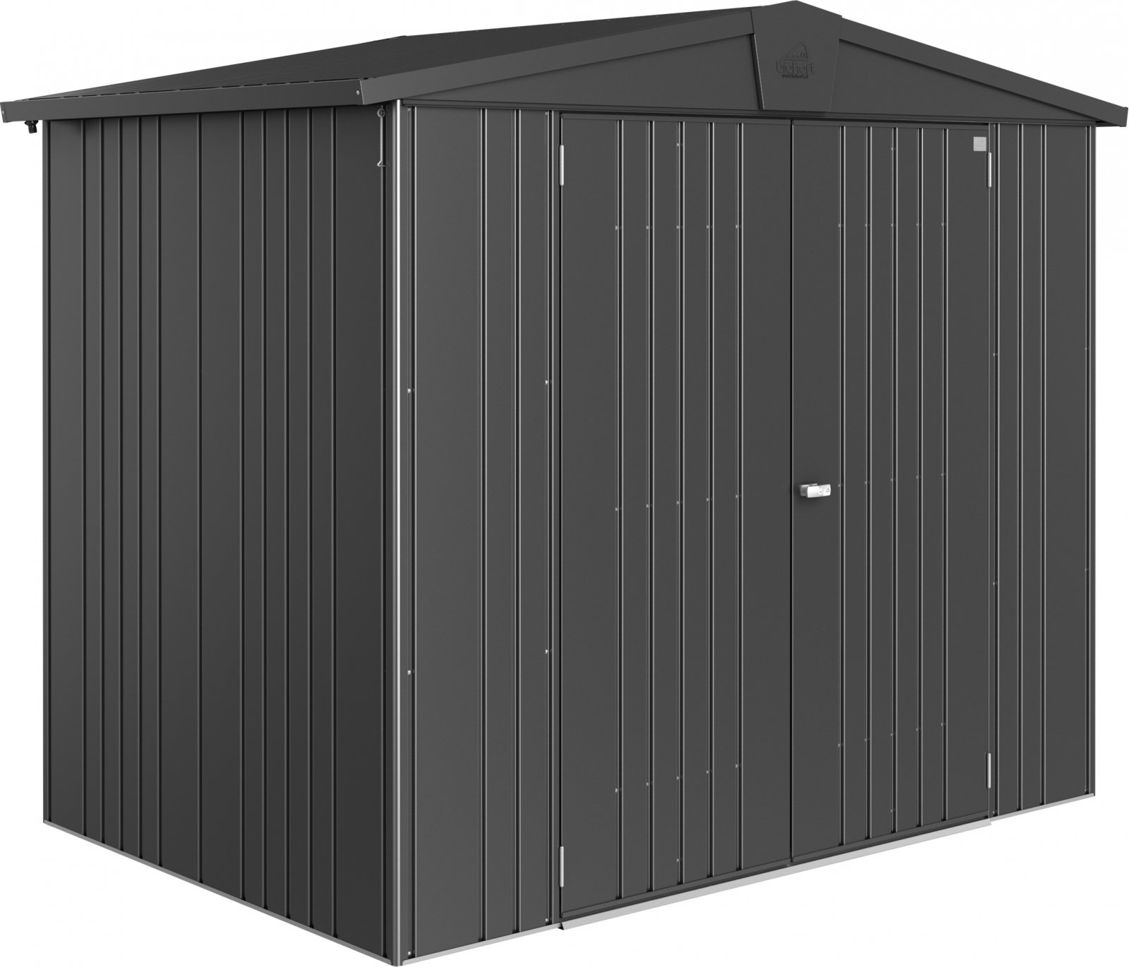 Biohort Zahradní domek EUROPA 3, tmavě šedá metalíza (Rozměr 244 x 156 x 203cm)