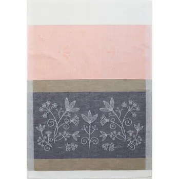 Utěrka Snový svět Lněná utěrka - Oliver růžová