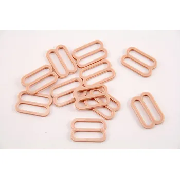 Zkracovač ramínkový plastový - béžový - průvlek 1,5 cm