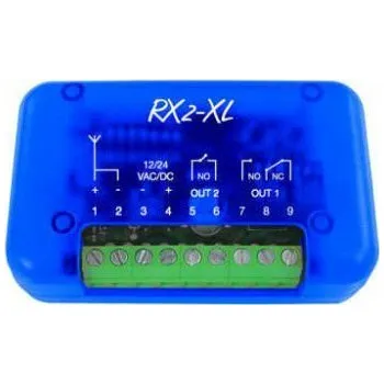 Dálkový ovladač vrat RX2XL868 - dvoukanálový přijímač 868 MHz s vestavěnou anténou