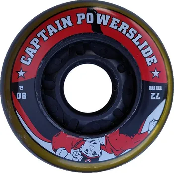 Příslušenství pro in-line Kolečka do kolečkových bruslí Powerslide Captain PS Velikost: 72mm, Tvrdost: 80A