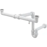 Sifon pro úsporu místa F2L, vč. odbočky na myčku Franke 112.0167.983 / 1320.42