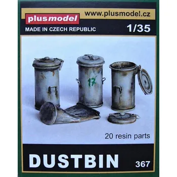 Plastikový model Plusmodel 1/35 Dustbin (20 resin parts)