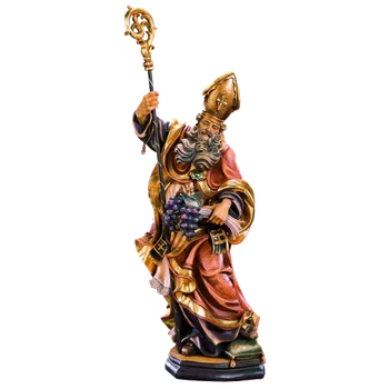 Vánoční dekorace Ornatis Svatý Urban Provedení: Přírodní bez malování, Velikost stojících figur dospělých postav: 25 cm Dřevěná vyřezávaná ručně malovaná soška Svatého Urbana