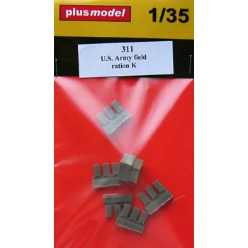 Plastikový model Plusmodel 1/35 U.S.Army field ration K
