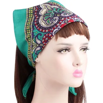 Šátek Bavlněný šátek s orientálním motivem - univerzální čtverec