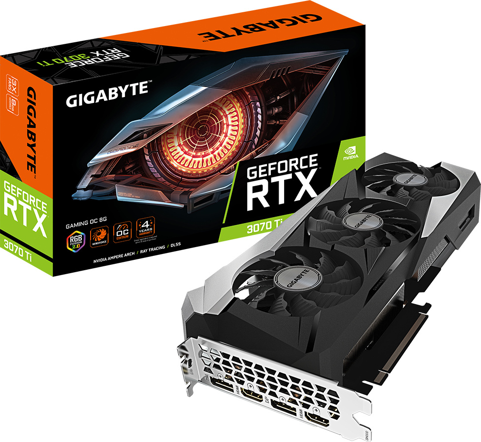 Gigabyte Gaming GeForce RTX 3070 Ti OC 8G (GV-N307TGAMING OC-8GD)