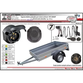 Tažné zařízení Elektropřípojka pro Seat Leon 10/1998->2005 7pin SV ETZ-03, SVC Group