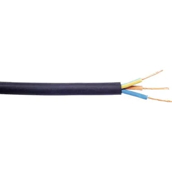 elektrický kabel Silový kabel H05RR-F (CGSG) 3x1,0 černý 20m