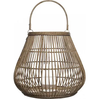 Lucerna Ratanová lucerna CAEN kubu grey