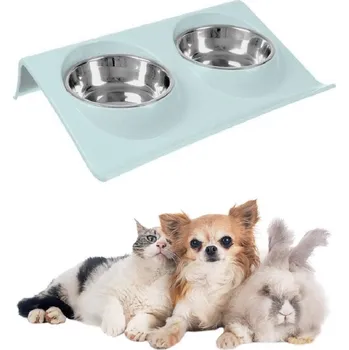 Žertovný předmět Dvojitá miska pro domácí mazlíčky 350ml – střední