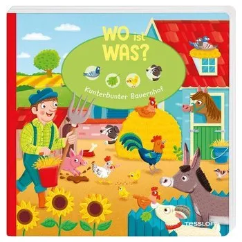 První čtění WO ist WAS? Kunterbunter Bauernhof - Reindl, Julia