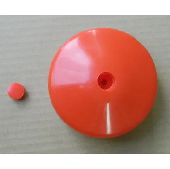 Hra na zahradu KAXL Plastová krytka - kulatina Ø 100 mm Barva: Červená