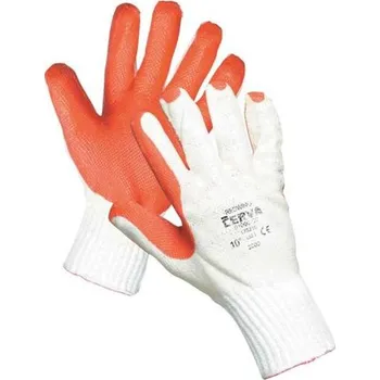 Pracovní rukavice CERVA REDWING pracovní rukavice máčené v latexu 1413