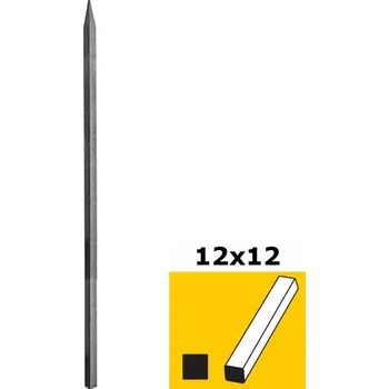 brána UMAKOV Kovaná špice,brána,plot,plotová tyčka h500, n12x12