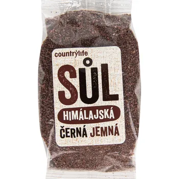Přisada na vaření a pečení Country Life Sůl himálajská černá jemná 250 g