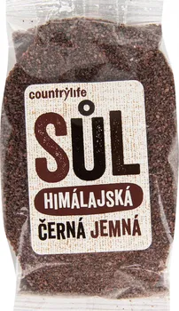 Kuchyňská sůl Country Life Sůl himálajská černá jemná 250 g