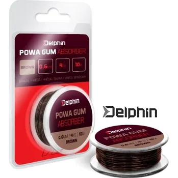 Delphin feeder guma POWA GUM Absorber hnědá průměr: 0,8 mm