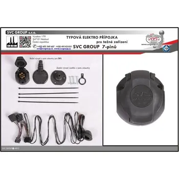 Tažné zařízení Elektropřípojka pro VOLKSWAGEN Passat Variant / Kombi 4X4 (1996-2005) 10/1996->02/2005 7pin SV ETZ-04/0, SVC Group
