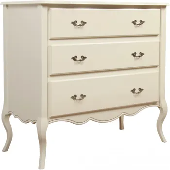 Komoda IBA Luxusní komoda Noah (3 šuplíky) Odstín dřeva: Bílá