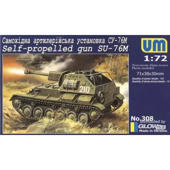 Plastikový model Unimodel 1/72 Su-76 M