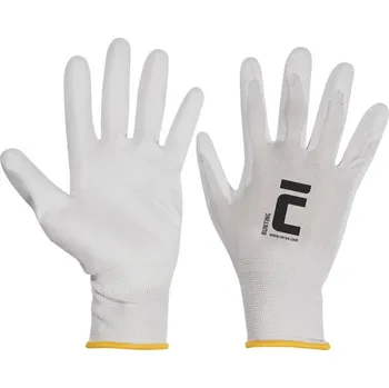 Pracovní rukavice CERVA BUNTING bílé pracovní rukavice povrstvené polyuretanem Velikost: vel. 10 1959_VEL4