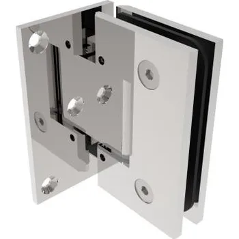 Dveřní kování UMAKOV Pant pro skleněné dveře stěna/sklo +/- 90stup. fl