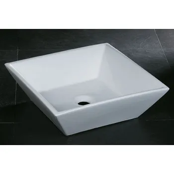 Umyvadlo Rozměr: 410x410x130 mmKeramické umyvadlo s bílou glazurou. (bss7